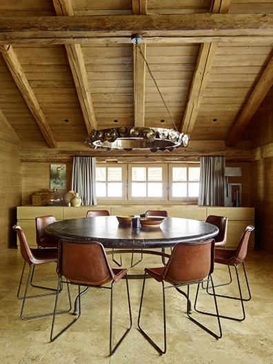 Styling at alpine residence in the French Alps
