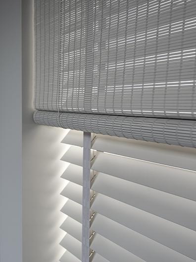 Woodweave roll-up and folding blinds 