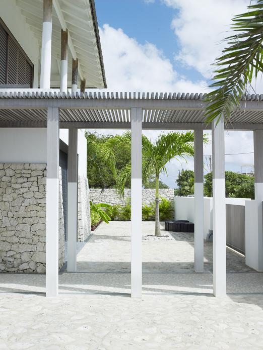 Caribbean beach villa