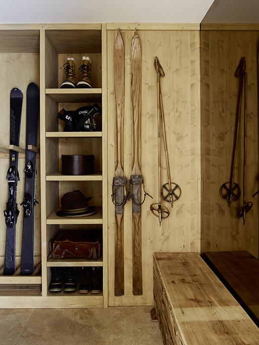 Styling at alpine residence in the French Alps